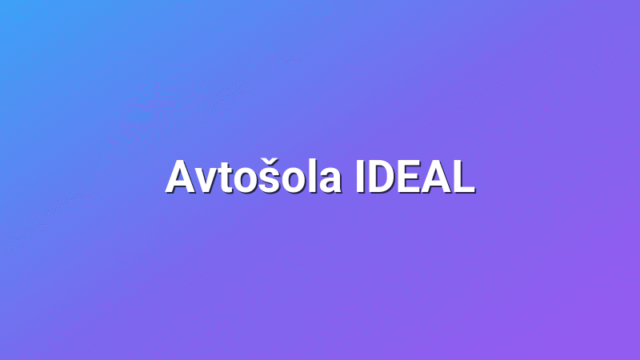 Avtošola IDEAL
