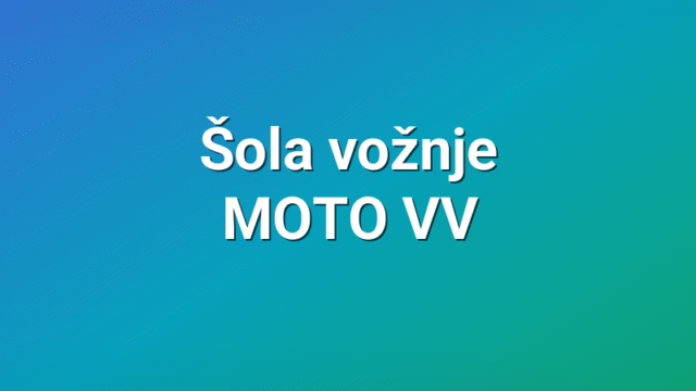 Šola vožnje MOTO VV