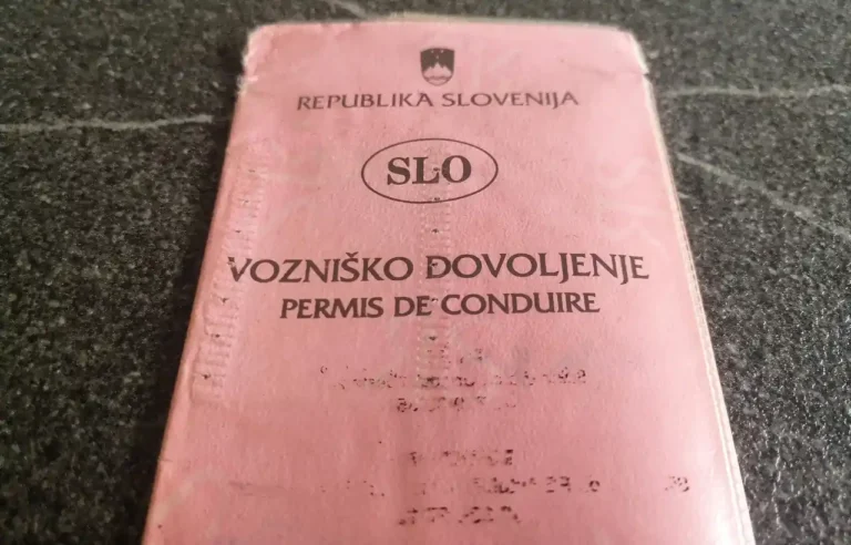 vozniško dovoljenje