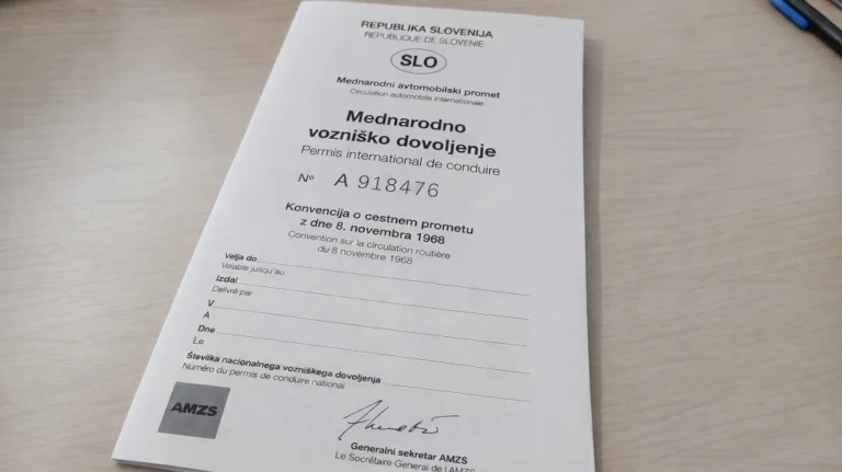 mednarodno vozniško dovoljenje po konvenciji iz leta 1968
